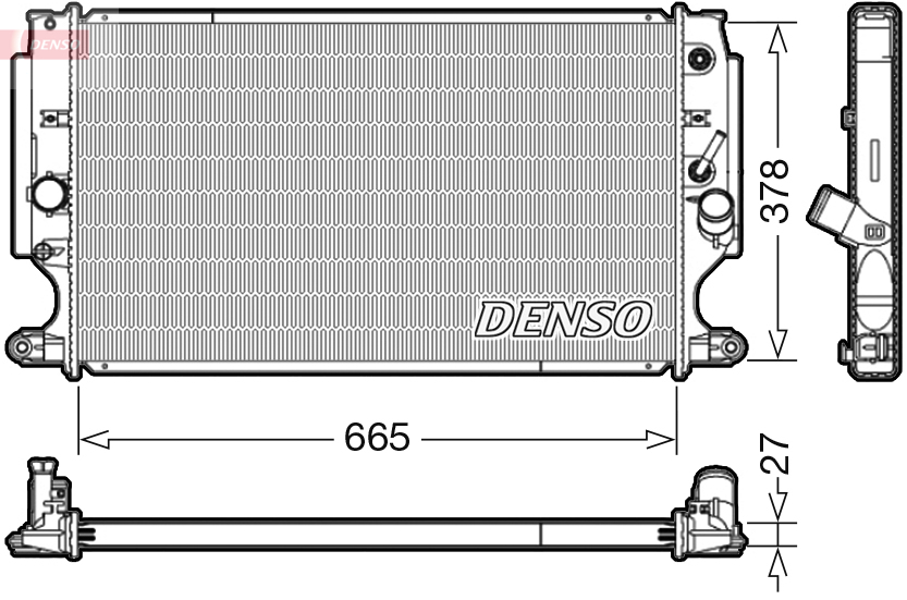 Denso Radiateur DRM50088