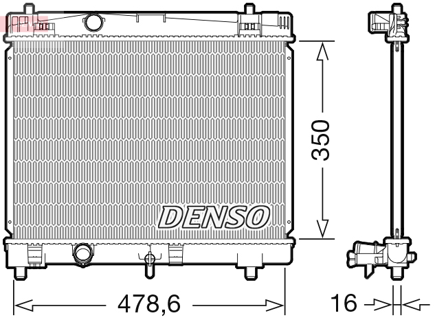 Denso Radiateur DRM50103