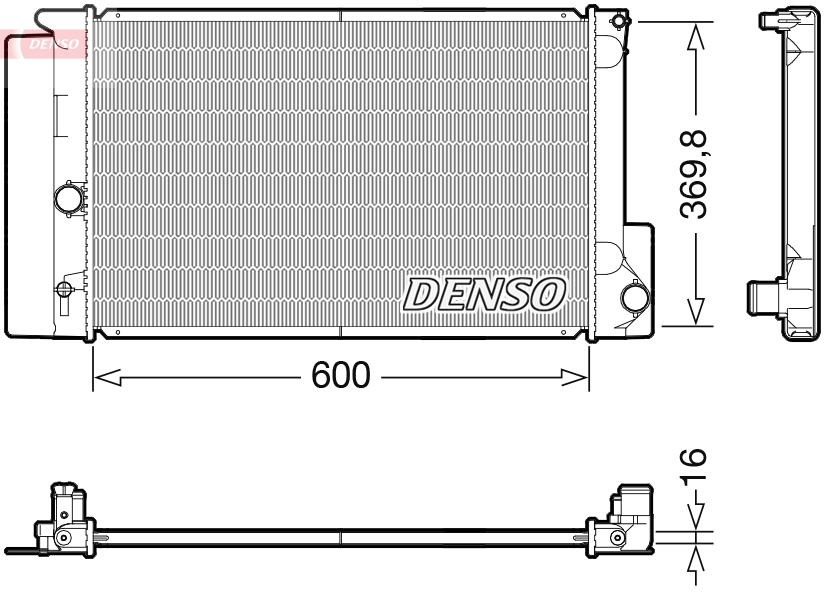 Denso Radiateur DRM50126