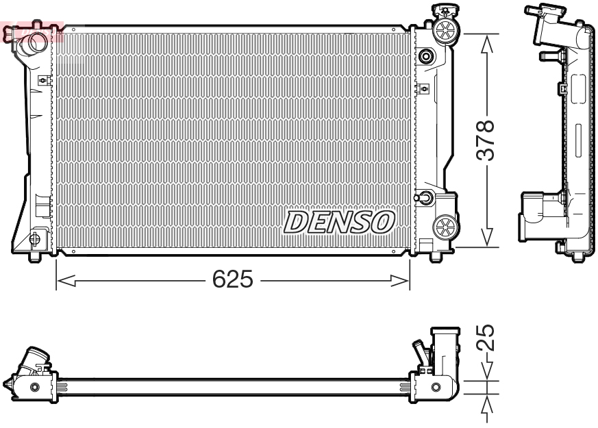 Denso Radiateur DRM50145