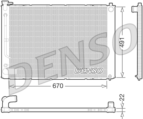 Denso Radiateur DRM51011