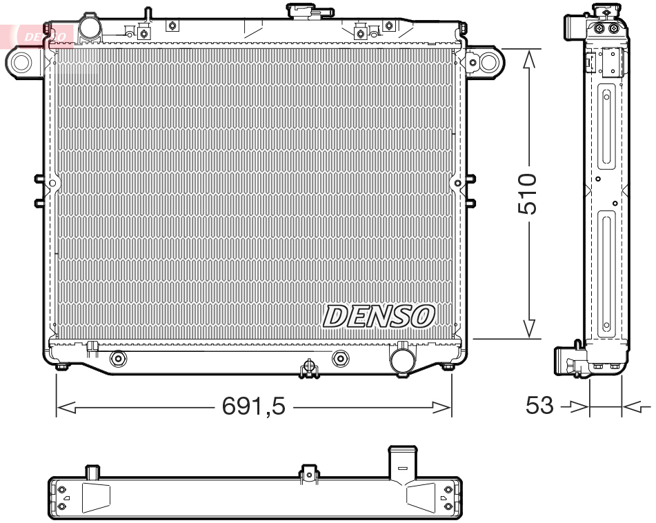 Denso Radiateur DRM51015