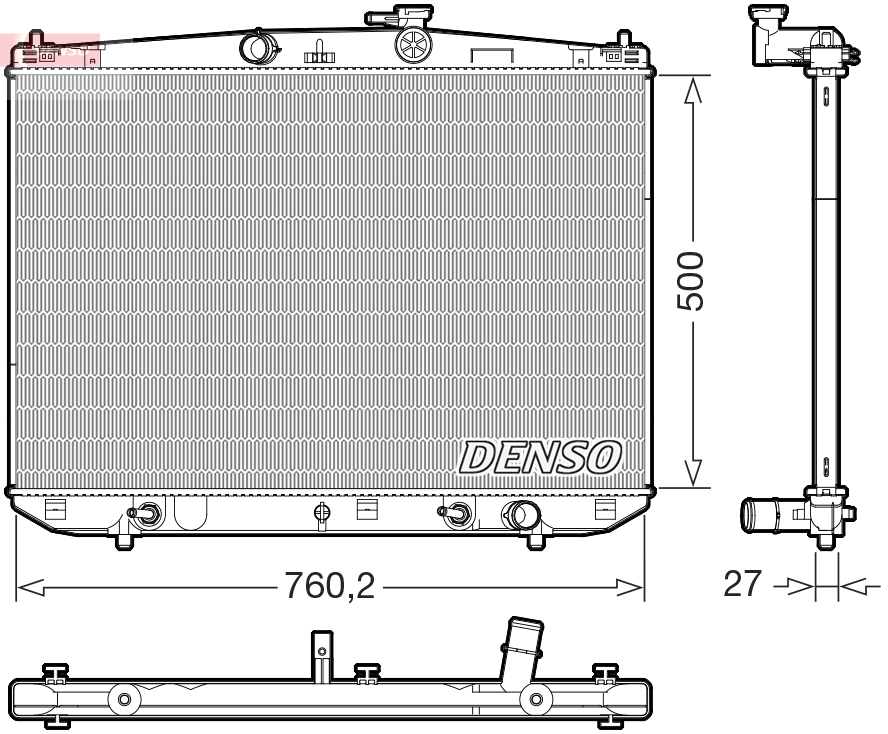 Denso Radiateur DRM51020