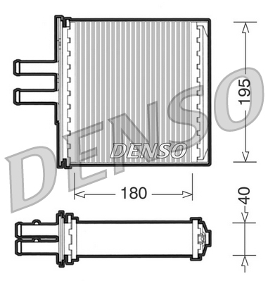 Denso Kachelradiateur DRR09061