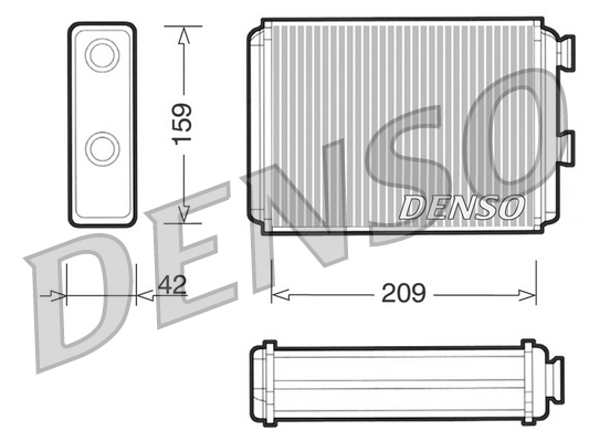 Denso Kachelradiateur DRR09071