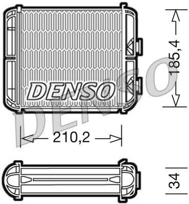Denso Kachelradiateur DRR20003