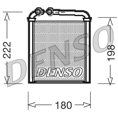 Denso Kachelradiateur DRR32005