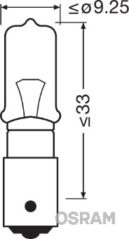 Osram Gloeilamp, parkeer- / begrenzingslicht 64138