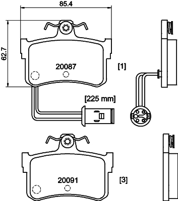 Mintex Remblokset MDB1343