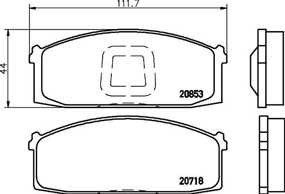 Mintex Remblokset MDB1605