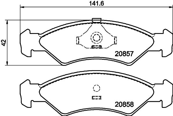 Mintex Remblokset MDB1225