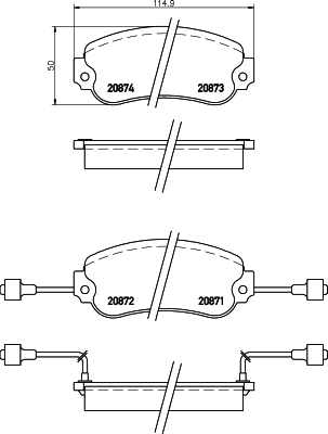 Mintex Remblokset MDB1171