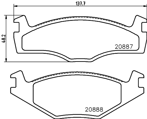 Mintex Remblokset MDB1168