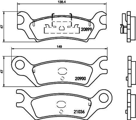 Mintex Remblokset MDB1477