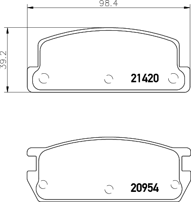 Mintex Remblokset MDB1311