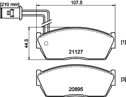 Mintex Remblokset MDB1332