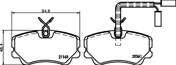 Mintex Remblokset MDB1403