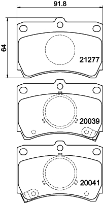 Mintex Remblokset MDB1348