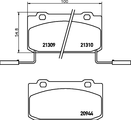 Mintex Remblokset MDB1636