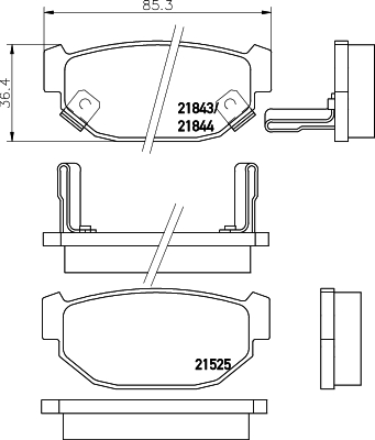 Mintex Remblokset MDB1317