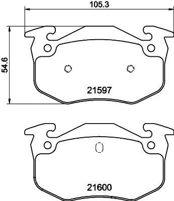 Mintex Remblokset MDB1677