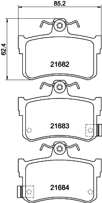 Mintex Remblokset MDB1673