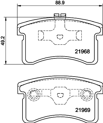 Mintex Remblokset MDB1687