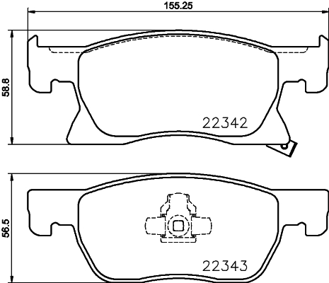 Mintex Remblokset MDB3844