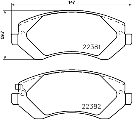 Mintex Remblokset MDB3860