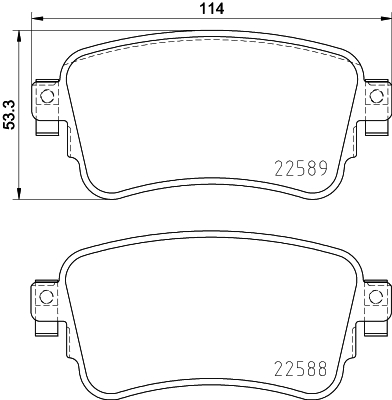 Mintex Remblokset MDB3991