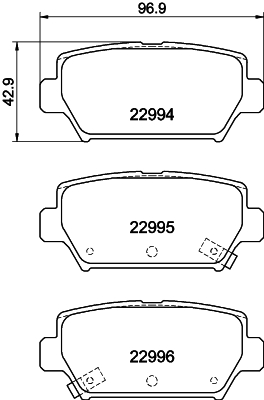 Mintex Remblokset MDB4097