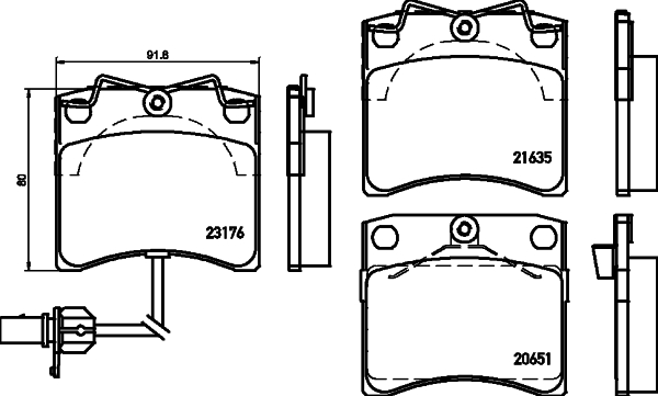 Mintex Remblokset MDB2095