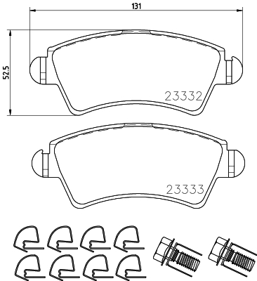 Mintex Remblokset MDB2584