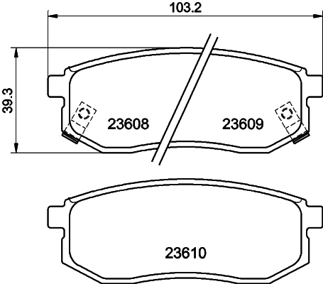 Mintex Remblokset MDB2066