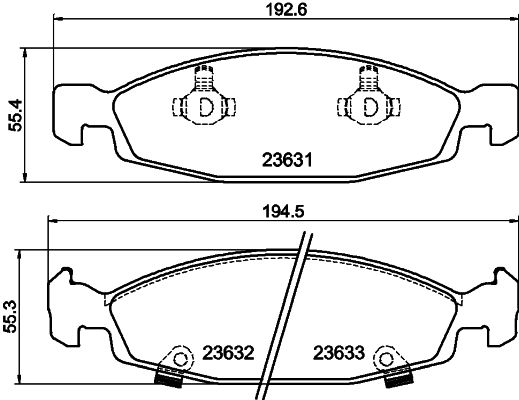 Mintex Remblokset MDB2153