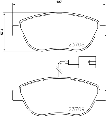 Mintex Remblokset MDB3155