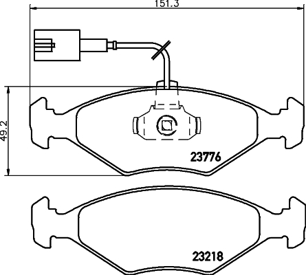 Mintex Remblokset MDB2617