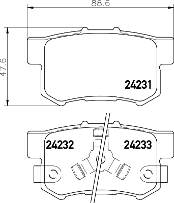 Mintex Remblokset MDB2710