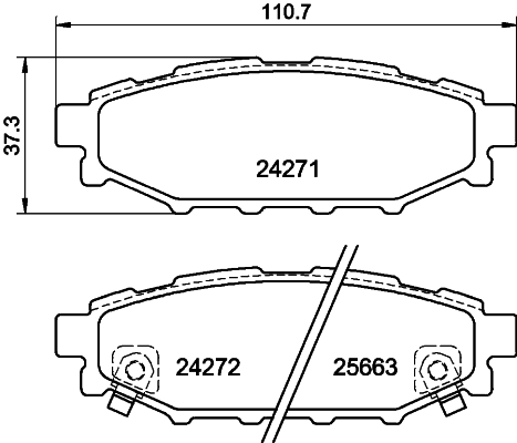 Mintex Remblokset MDB2732