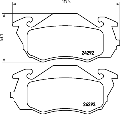 Mintex Remblokset MDB2021