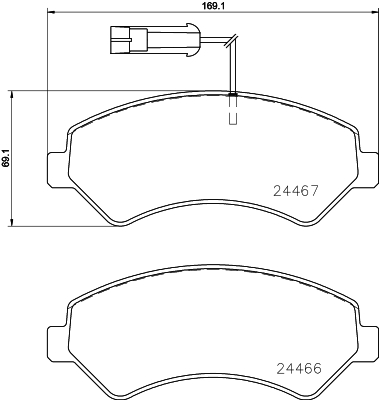 Mintex Remblokset MDB3794