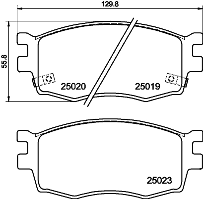 Mintex Remblokset MDB3057