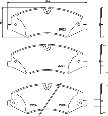 Mintex Remblokset MDB3124