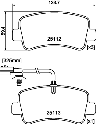 Mintex Remblokset MDB3094
