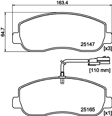 Mintex Remblokset MDB3093