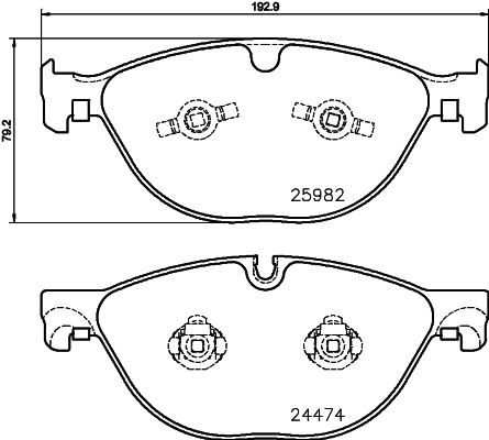 Mintex Remblokset MDB3376