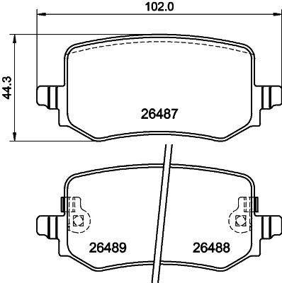 Mintex Remblokset MDB3492