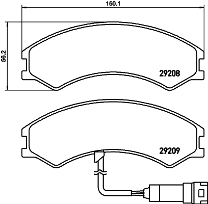 Mintex Remblokset MDB3744