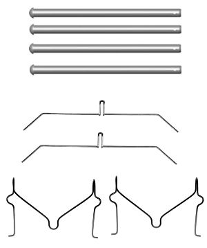 Mintex Rem montageset MBA1701