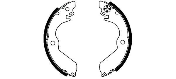 Mintex Remschoen set MFR375